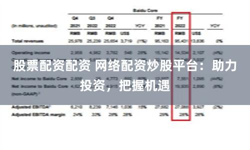 股票配资配资 网络配资炒股平台：助力投资，把握机遇
