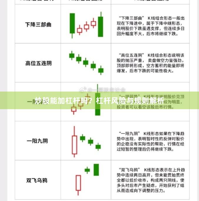 炒股能加杠杆吗？杠杆风险与规则解析
